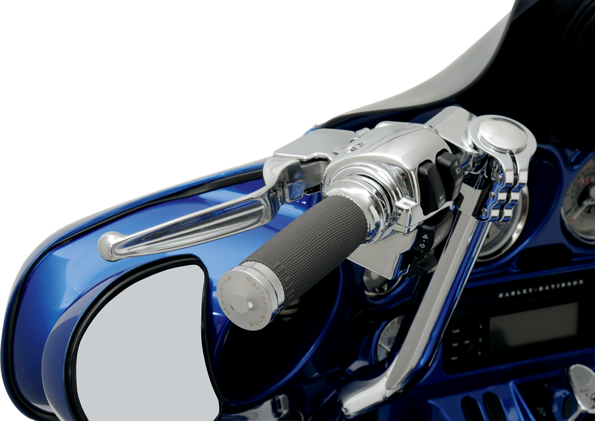 Contour Renthal Wrapped Grips - TBW - Chrome