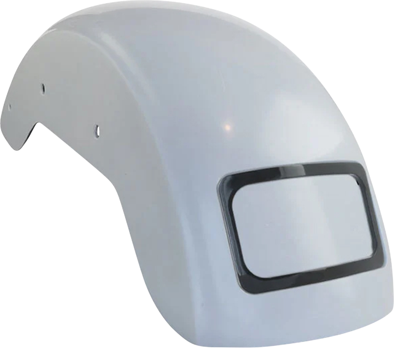 The Fix Rear Fender - Black Frame Plate - HD Softail