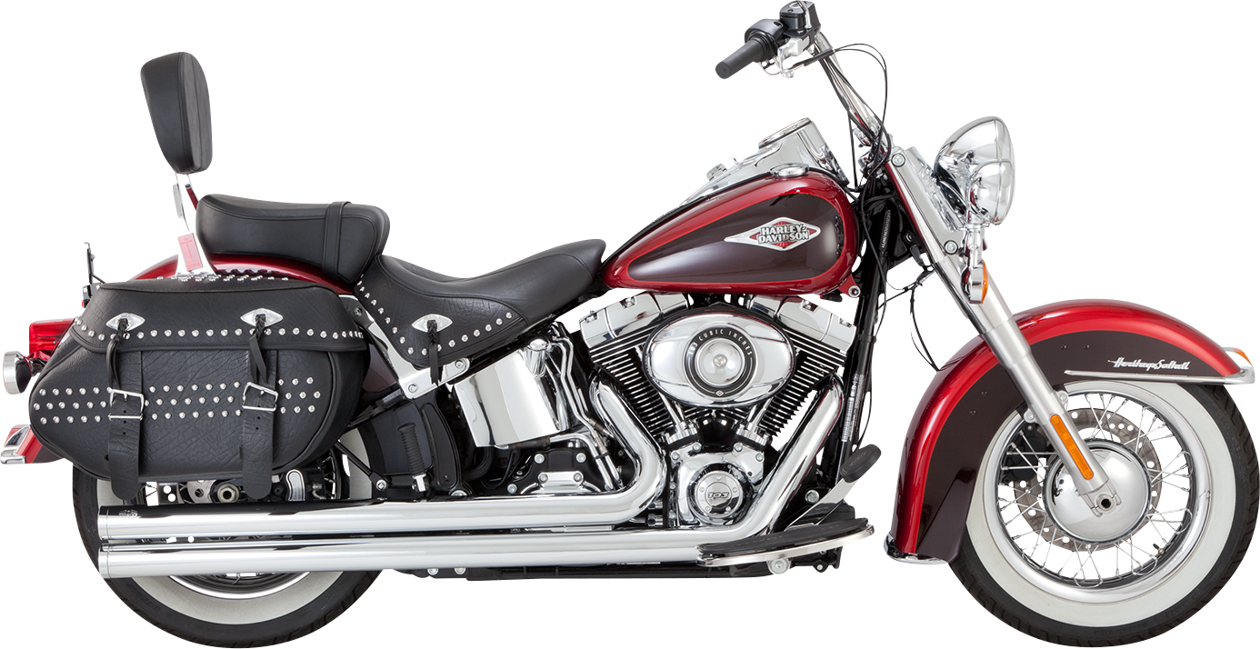 Big Shots Long Exhaust System - Chrome