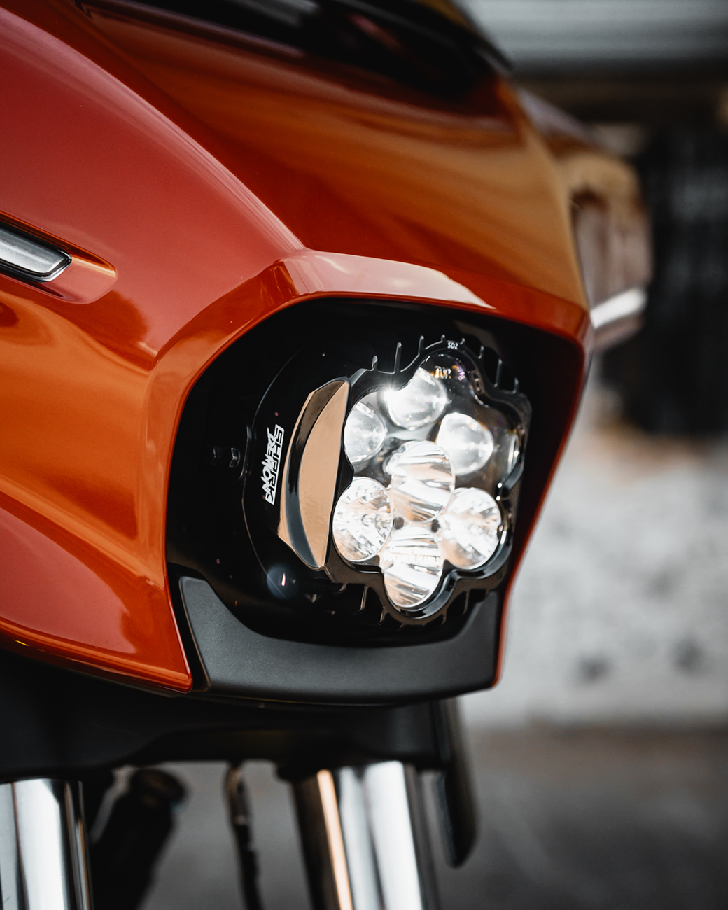 LED Headlight - Shark Demon® - FLHX/FLHL