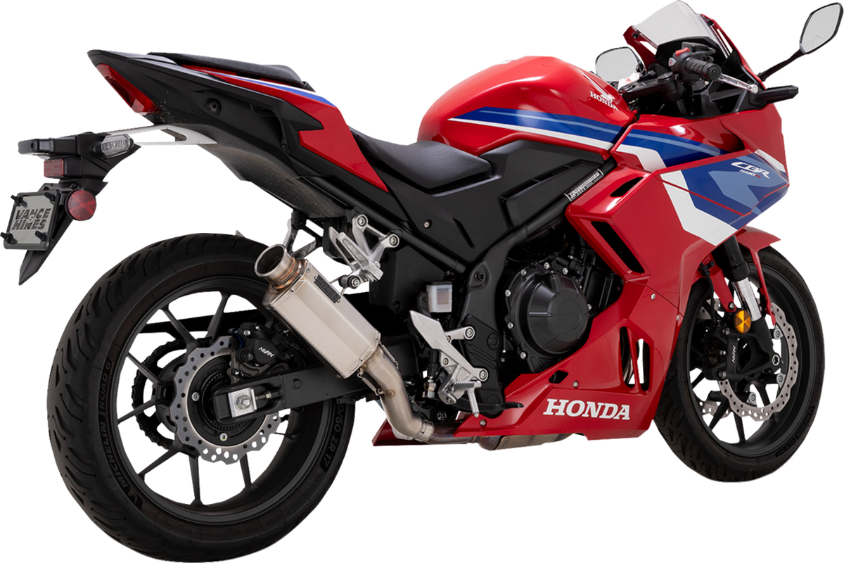 VS-6 Slip-On Muffler - Stainless Steel - Honda CB/CBR 500