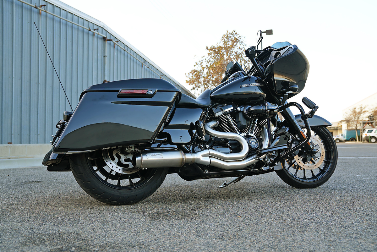 2-Into-1 Mid-Length Super Bike Exhaust System - Stainless Steel