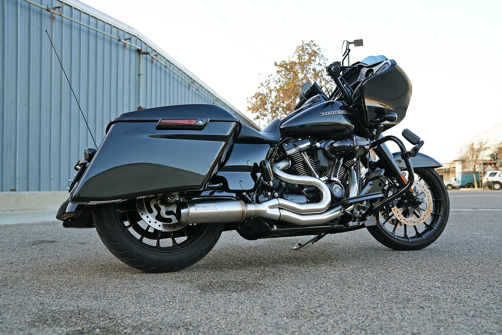 2-Into-1 Mid-Length Super Bike Exhaust System - Stainless Steel