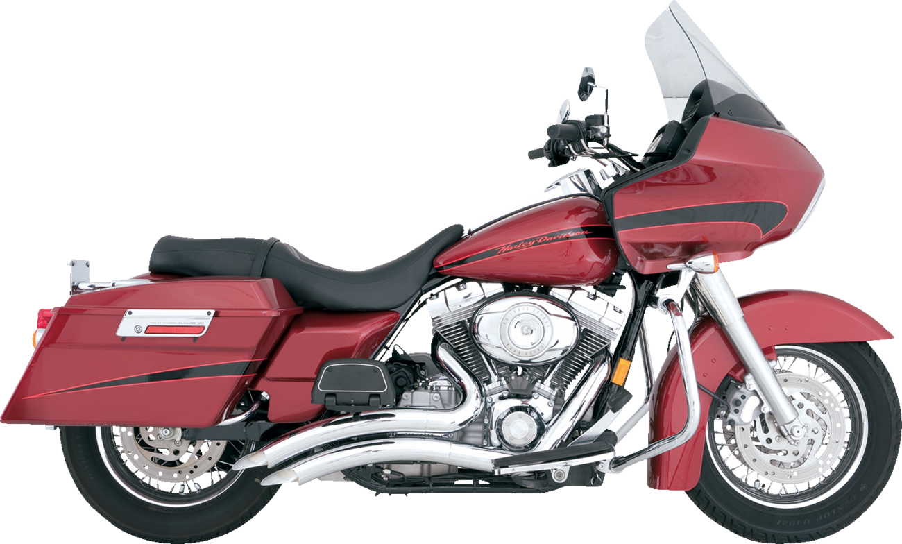 Big Radius Exhaust System - Chrome