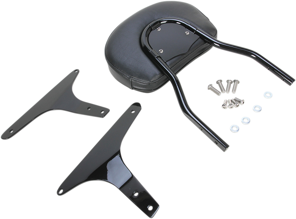 Round Sissy Bar - Standard - Black - Softail