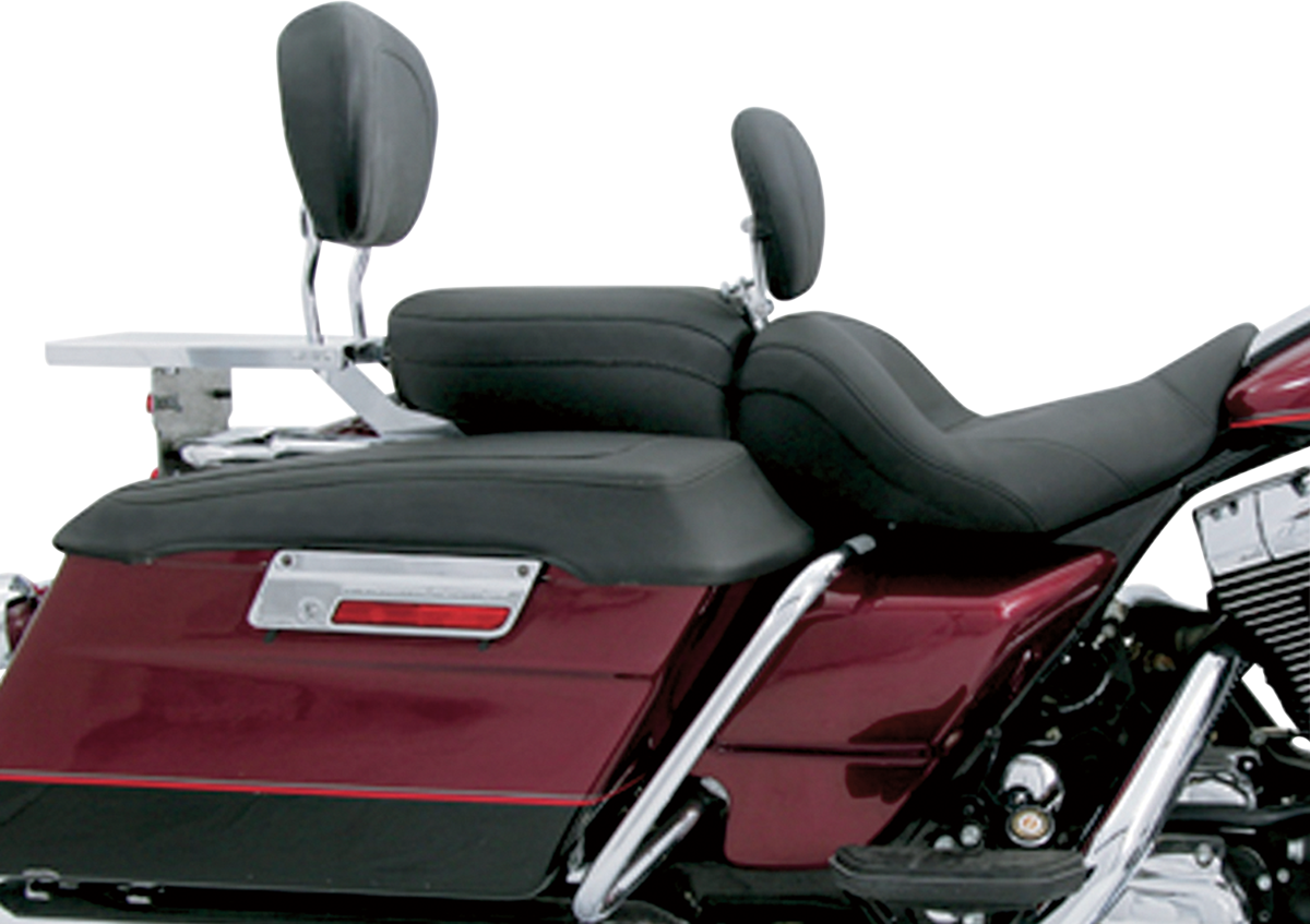 Lowdown Seat With Driver Backrest - Plain - FLHR '97-'07