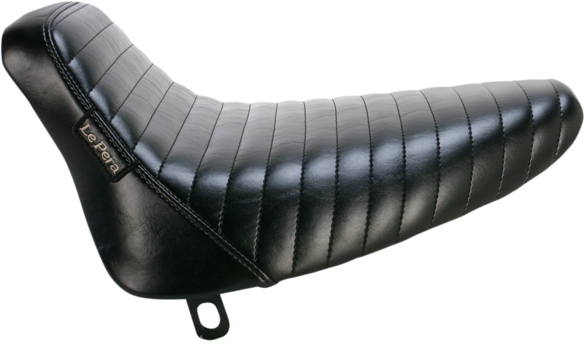 Bare Bones Solo Seat - Pleated - Black - Softail '84-'99