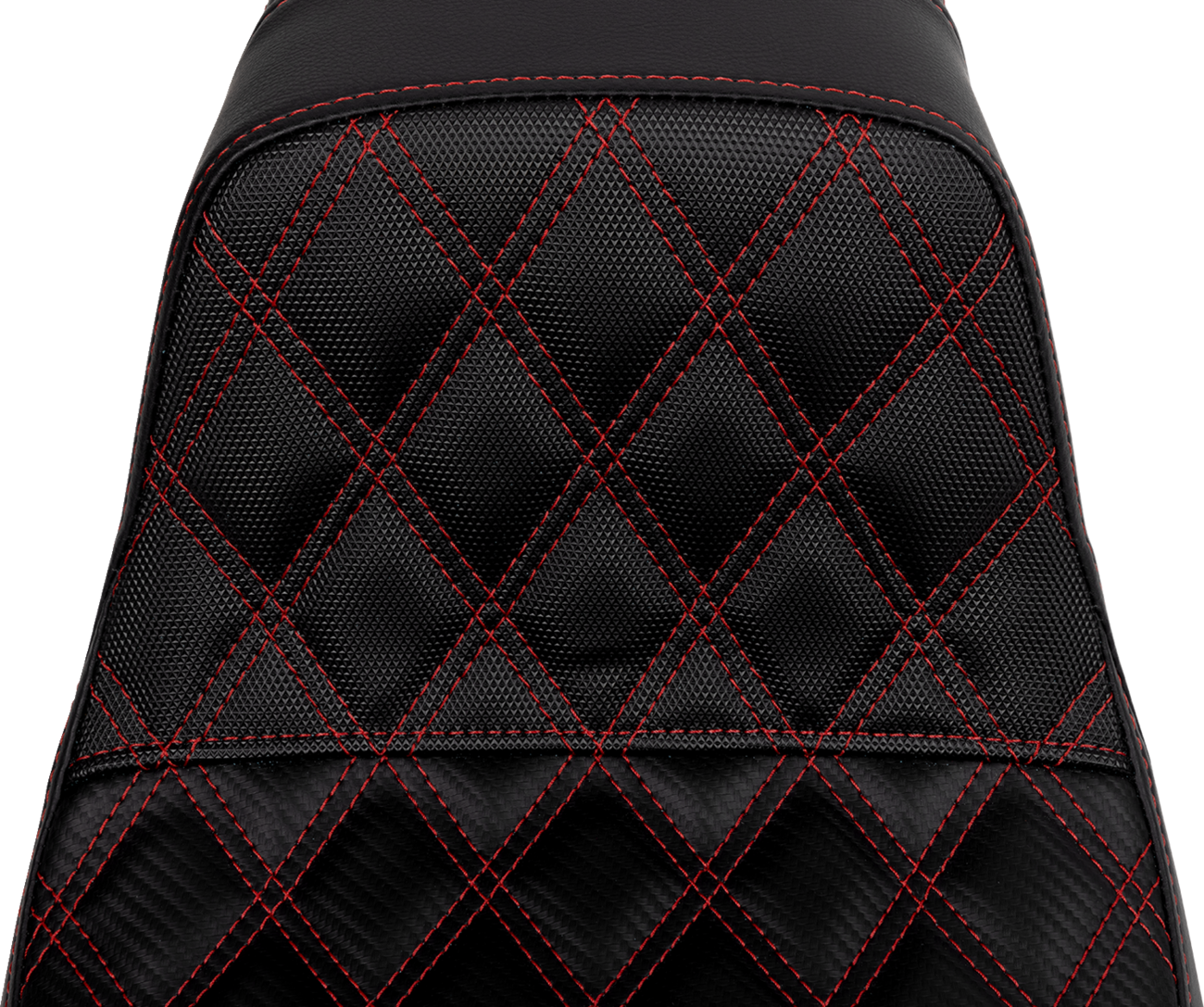 Pro Series SDC Performance Seat - Carbon Fiber/Lumbar Gripper - Red Stitch - Dyna '06-'17