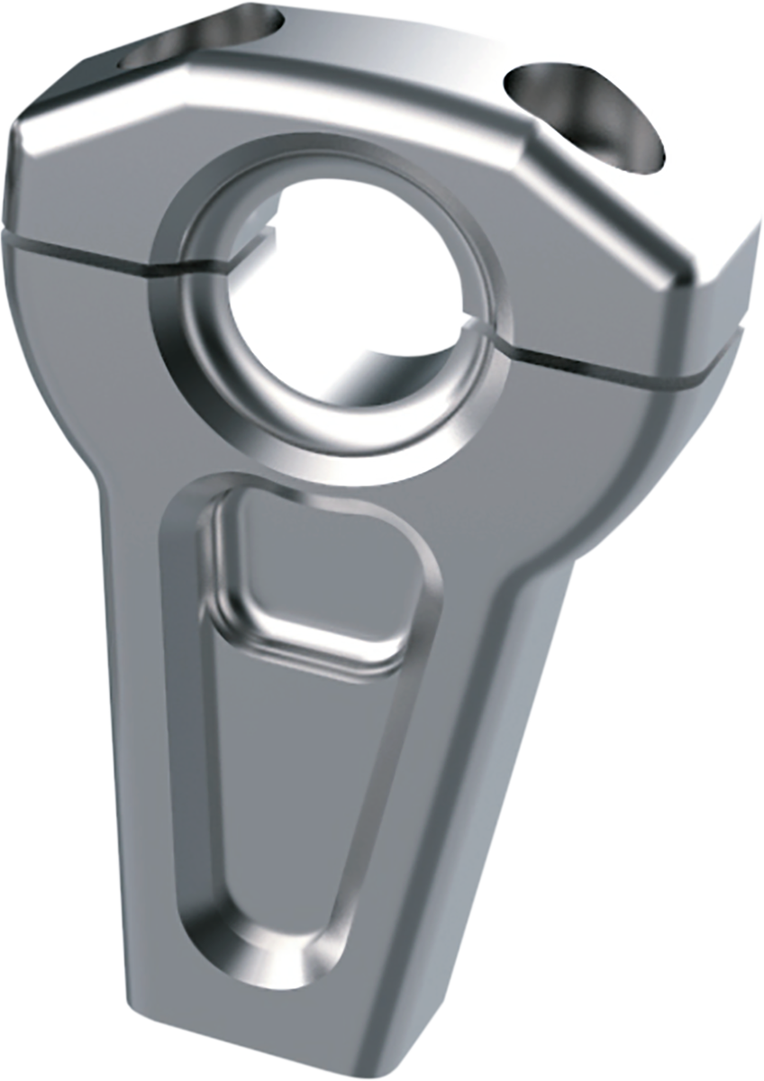 Handlebar Riser Kit - Straight - 1" Clamping - 3-1/2" Rise - Raw