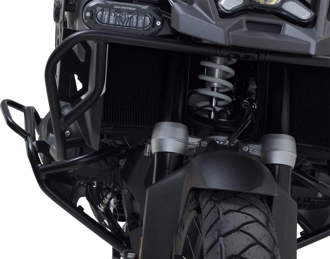 Upper Crash Bar - Black - BMW