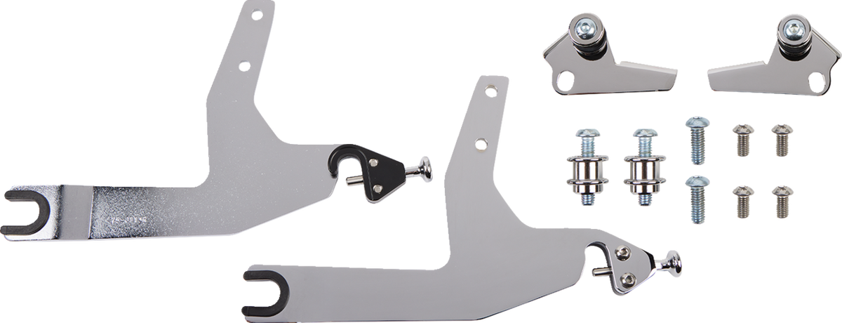 Backrest Kit - 14" - Black - Softail