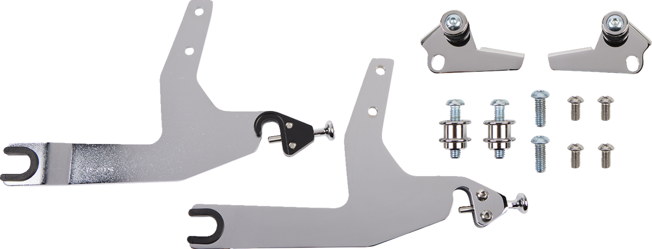 Backrest Kit - 14" - Black - Softail
