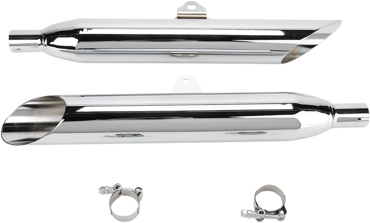 Slip-On Mufflers - Slash-Cut - XVS1100 V-Star
