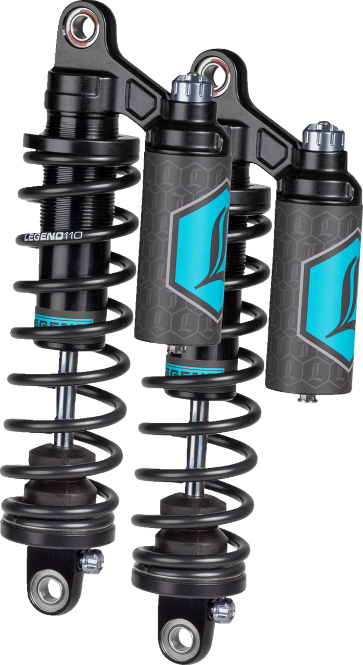REVO ARC Piggyback Shocks - 13" - Standard - Black - '04-'22 Sportster