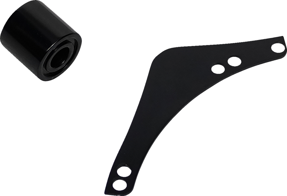 Replacement Breather Bolt Cover Plate - Inverted/Method/Clear Tear/Sidekick - Left - Black