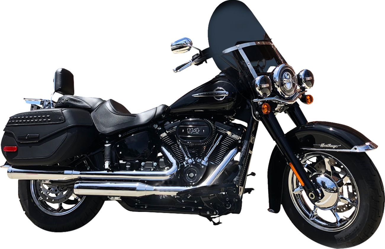 Billboard Flare® Windshield - 20" - Dark Smoke - '18-'25 Harley-Davidson®