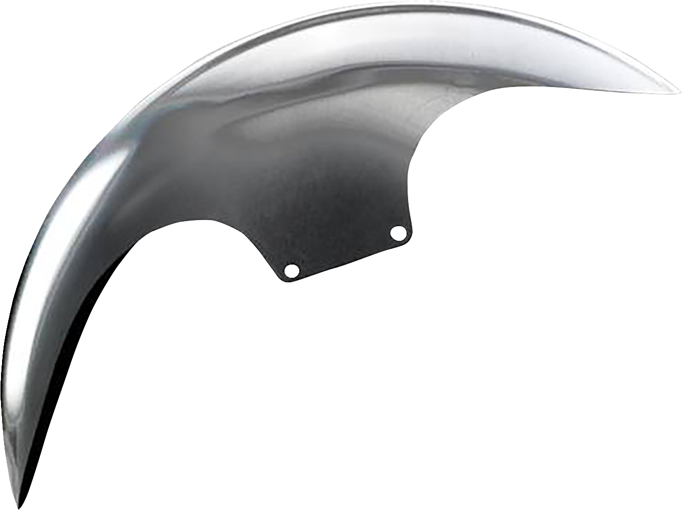 Cafe Front Fender - 21" - Chrome Spacers