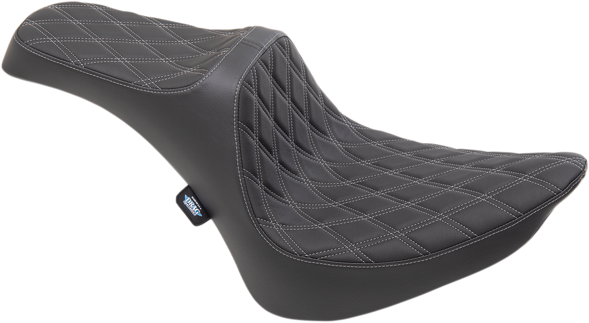 Predator III Seat - Double Diamond - Silver Stitching - FXST/FLST '84-'99