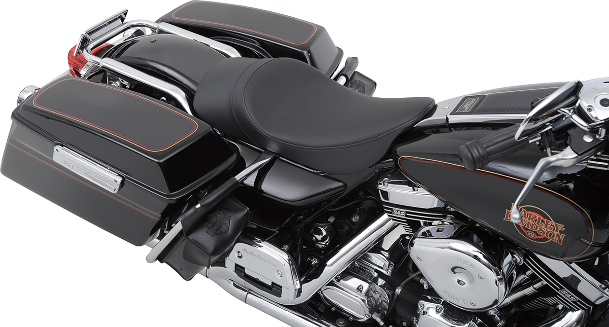 Low Profile Solo Seat - Forward - Smooth - FLHR '97-'07