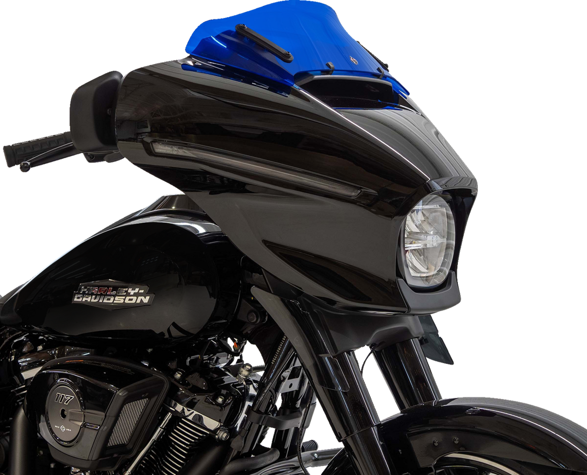 Kolor Flare® Windshield - 6-1/2" - Blue - '23-'25 FLHX