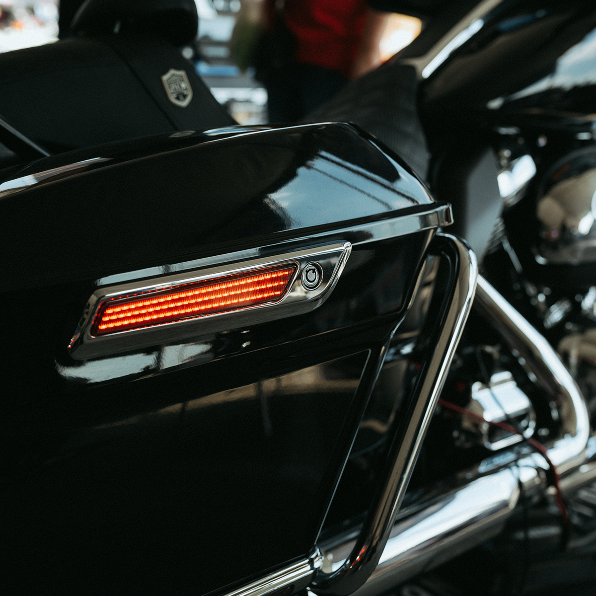 Saddlebag LED Latch Light
