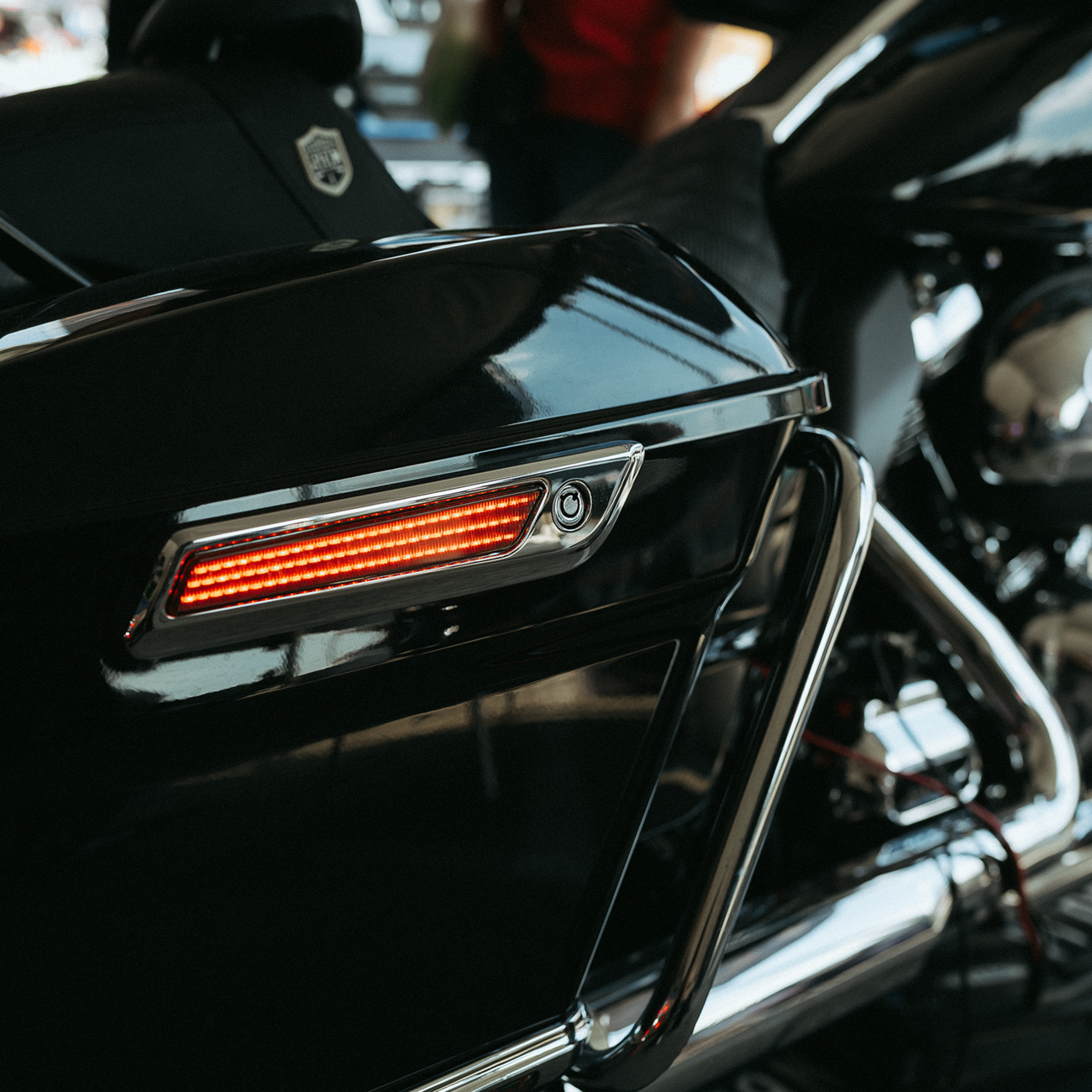 Saddlebag LED Latch Light