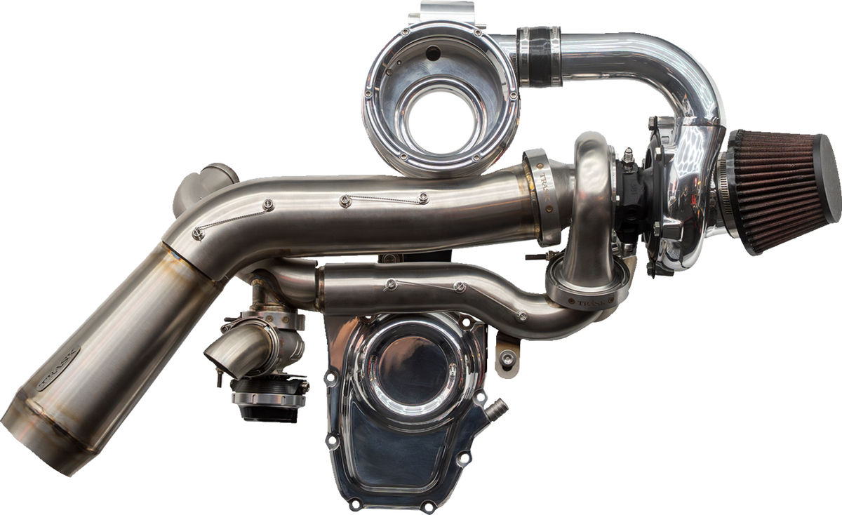 Tornado Turbo Kit - Stage 2 - Polished With Polished Aluminum - Gen 1 M8