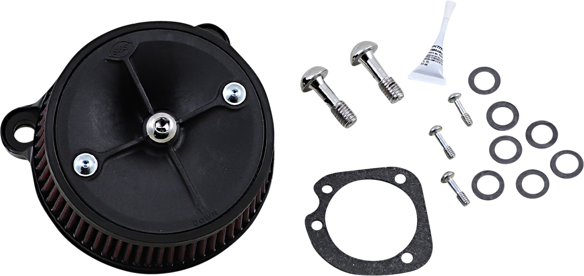 Super Stock™ Stealth Air Cleaner Kit - Black