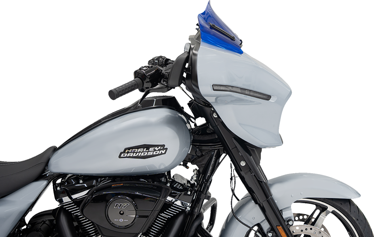 Kolor Flare® Windshield - 8" - Blue - '23-'25 FLHX