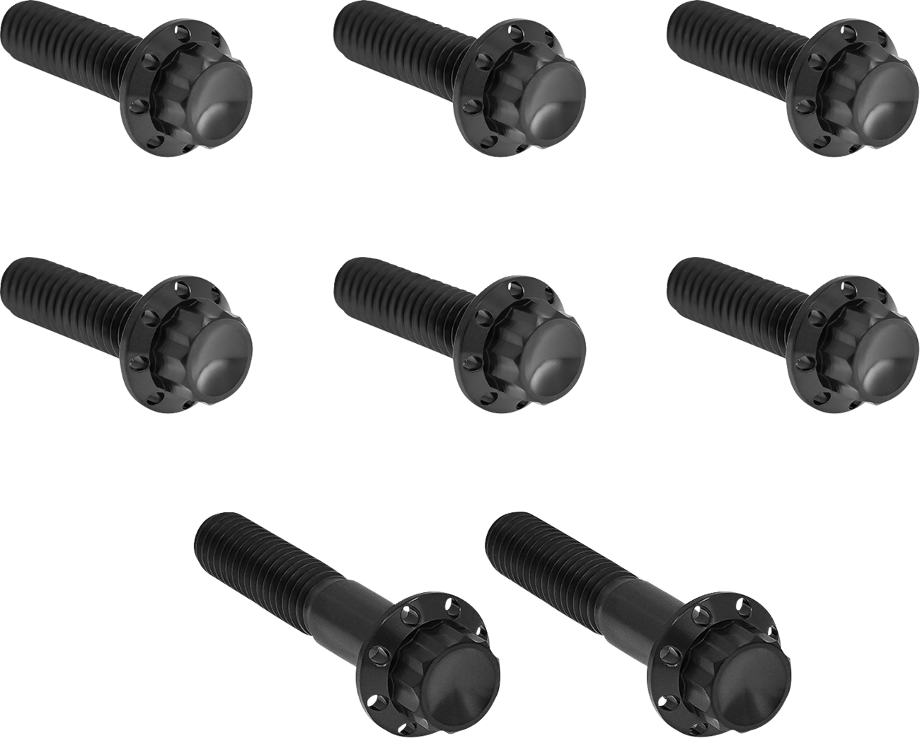 Transmission Trap Door Titanium 12-Point Bolt Kit — For 6-Speed Transmission