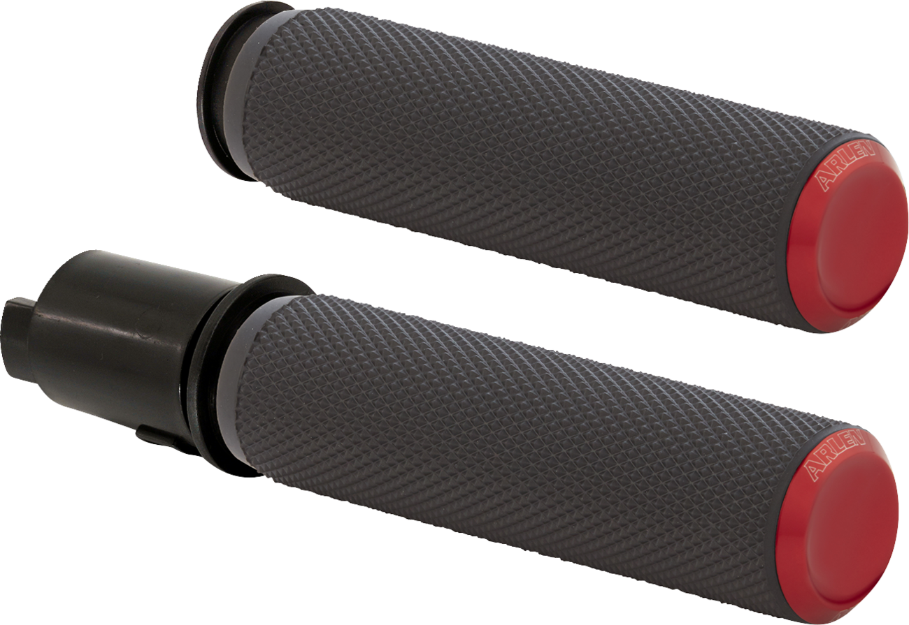 Knurled Grips - TBW - Red