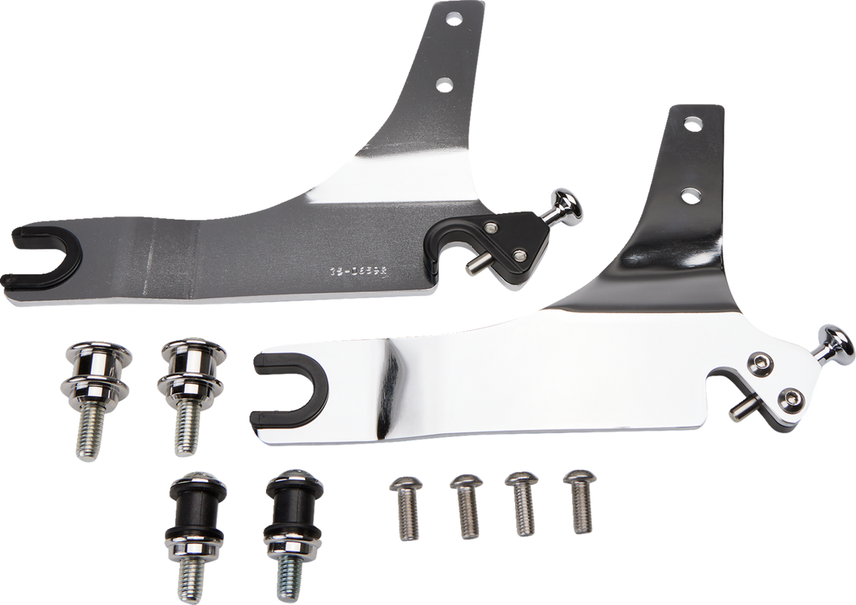 Backrest Kit - 14" - Chrome - FXLR