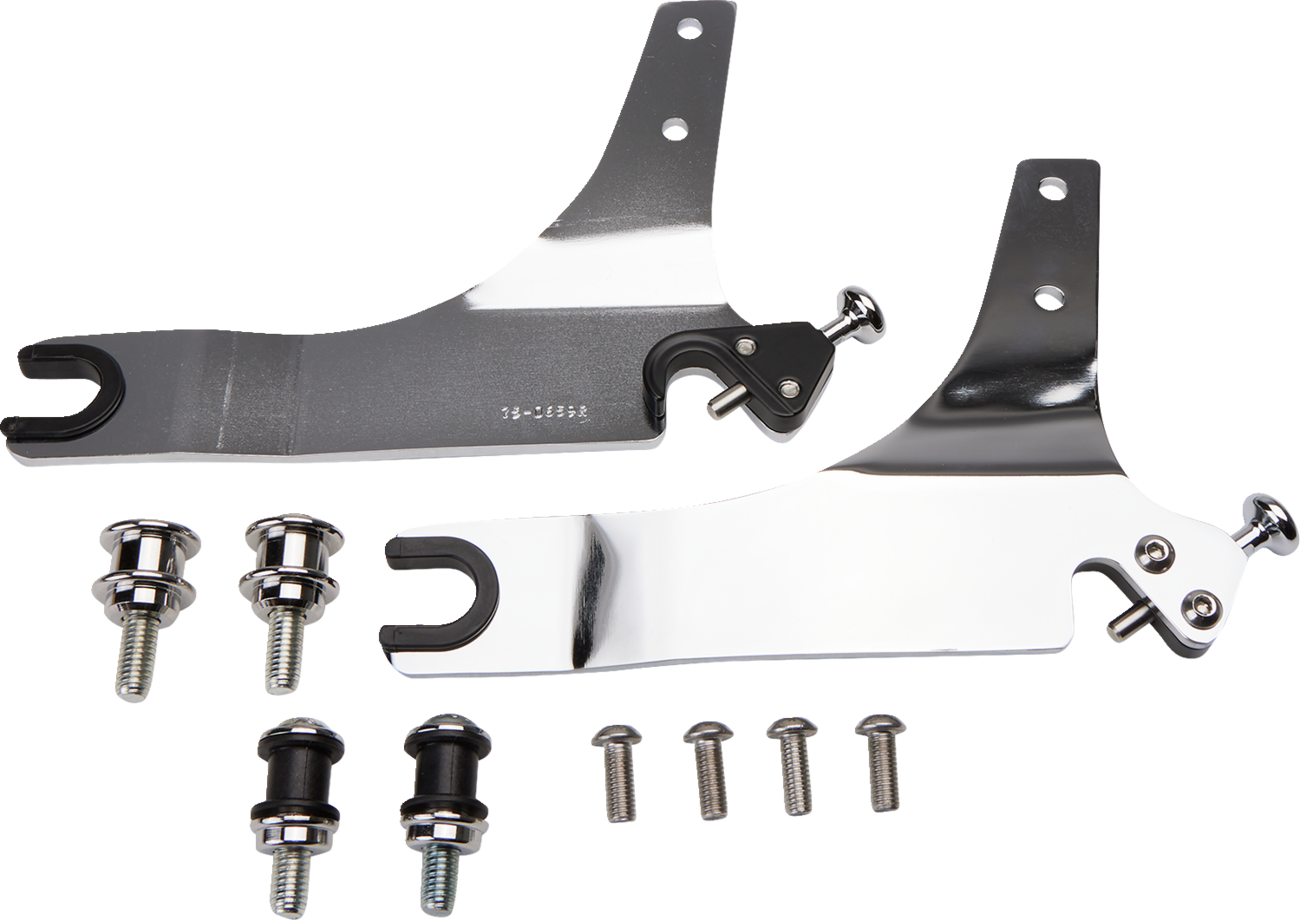 Backrest Kit - 14" - Chrome - FXLR