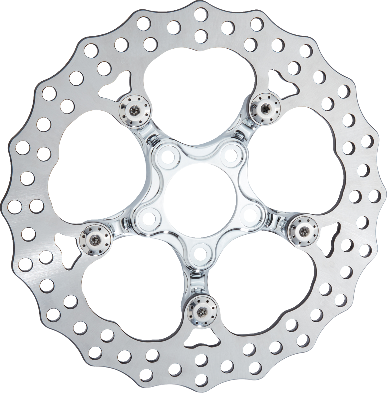 Spider Rotor - 12-19/32" - Chrome - Front