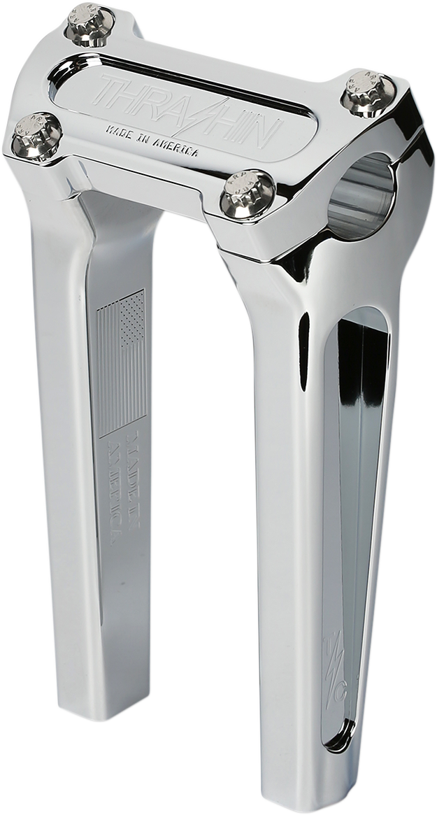 Handlebar Risers - Straight - 8" - Chrome