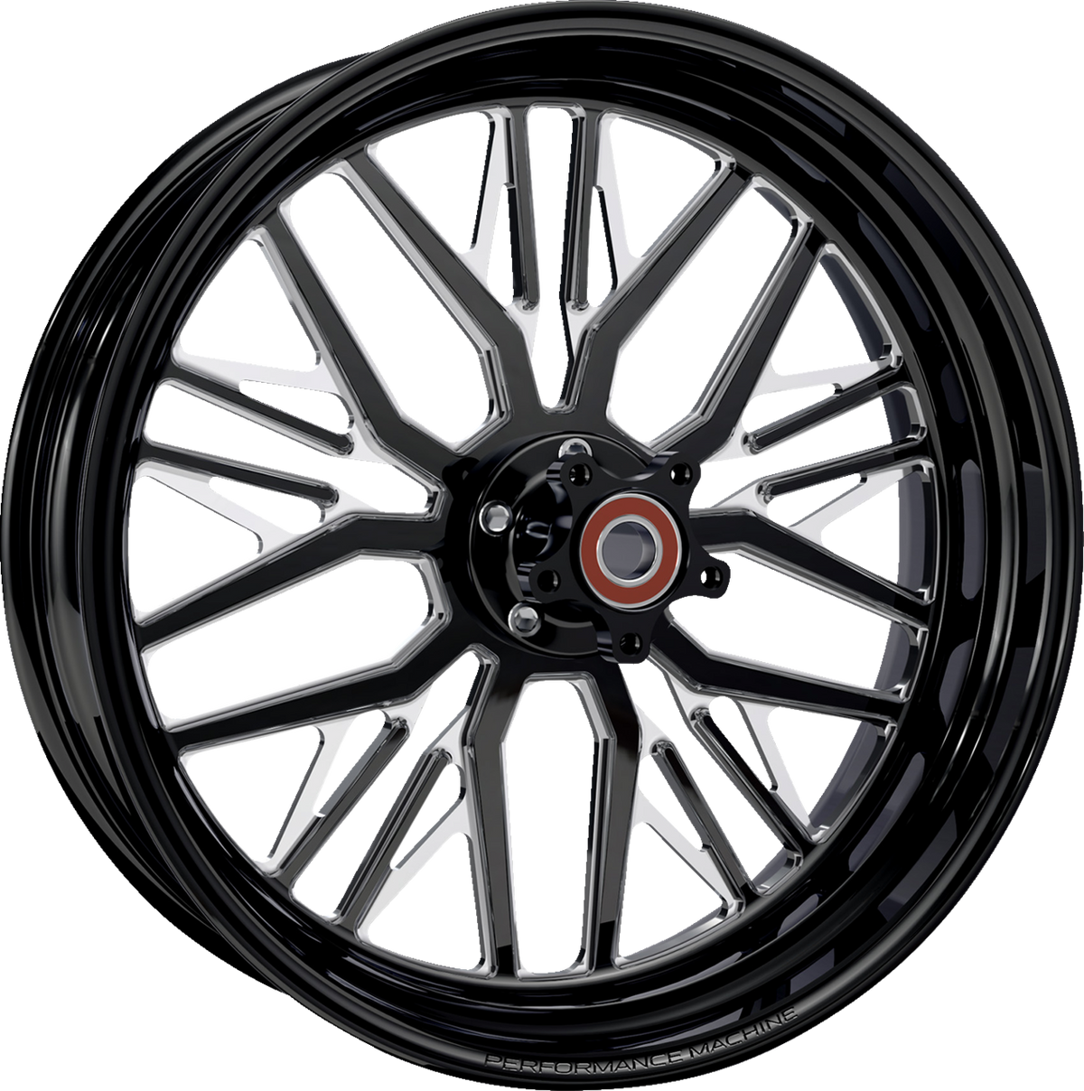 Wheel - Phatour - Front - Dual Disc/Without ABS - Black/Contrast Cut Platinum - 18x5.5