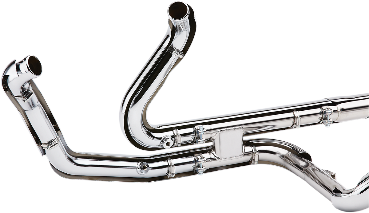 Powerport Headpipes - Chrome - '10-'16 Bagger
