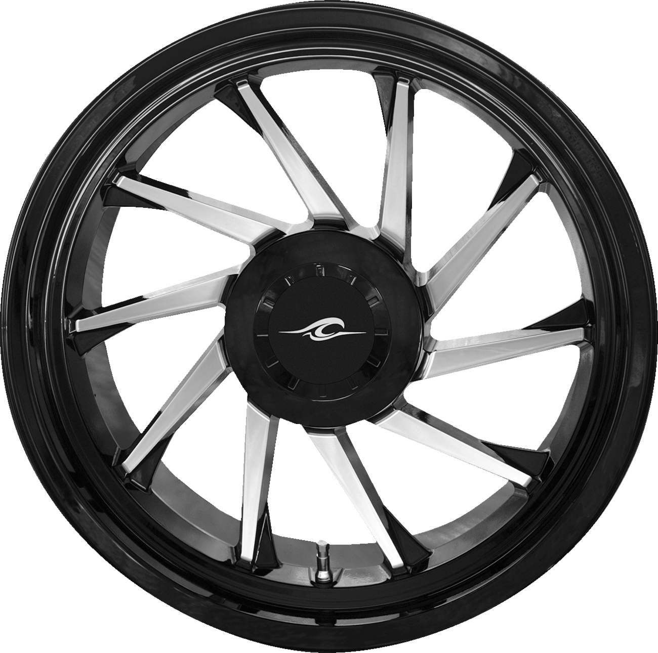 Wheel - Hurricane 3D - Rear Right - Black/Chrome - 18" - Trike