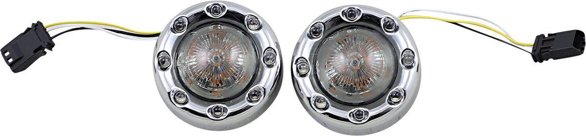 Bullet Turn Signal JAE - Chrome - Smoke Lens