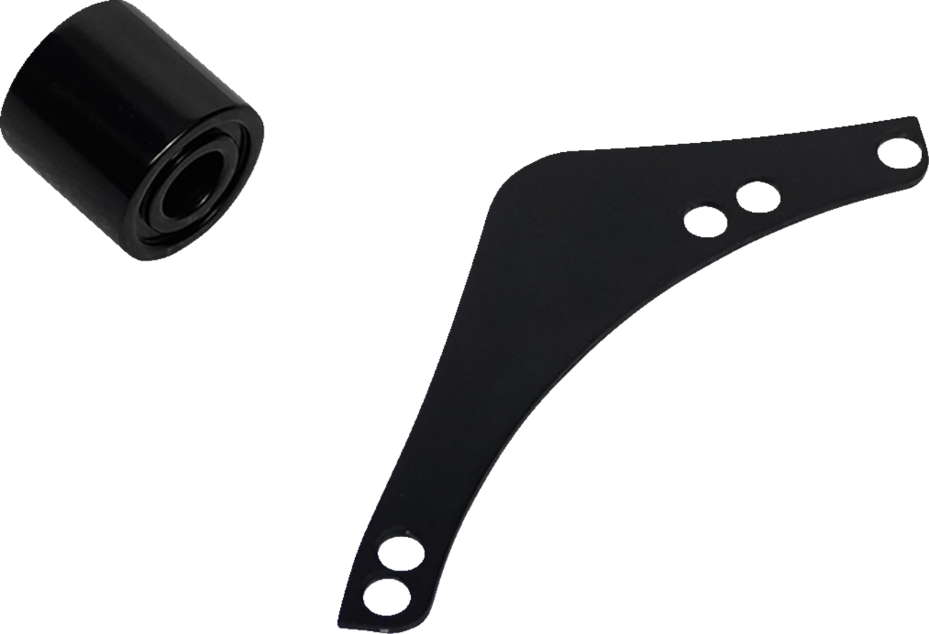 Replacement Breather Bolt Cover Plate - Inverted/Method/Clear Tear/Sidekick - Left - Black