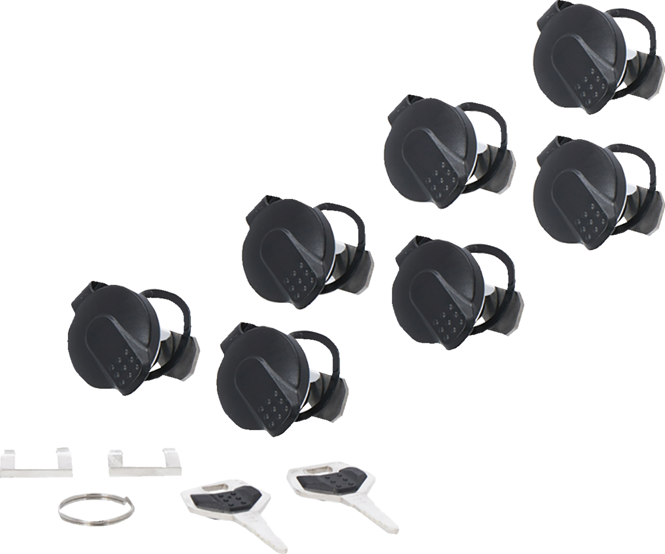 TRAX Lock Set - 7 Matching Locks With Keys