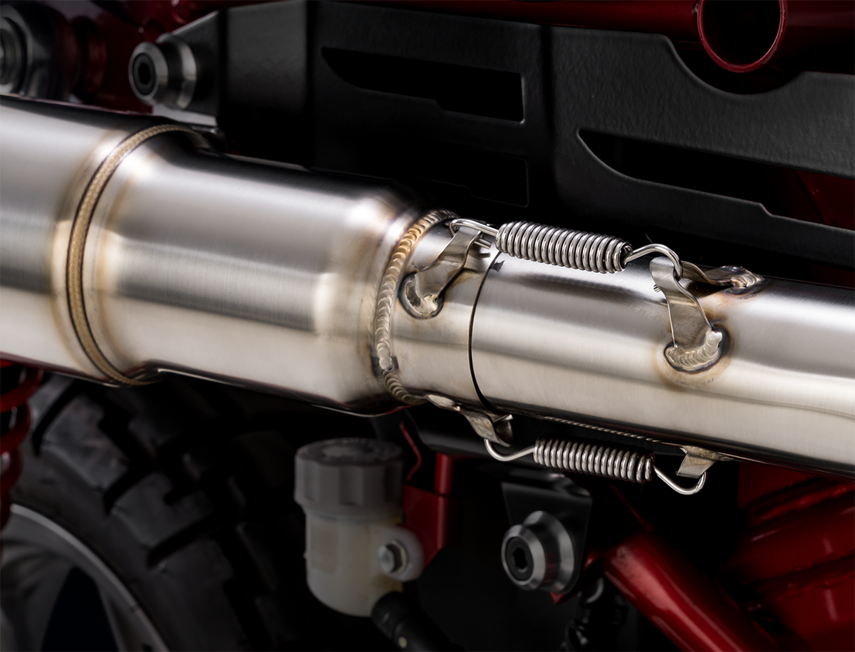 Hi-Output Slip-On Muffler - Stainless Steel - Monkey