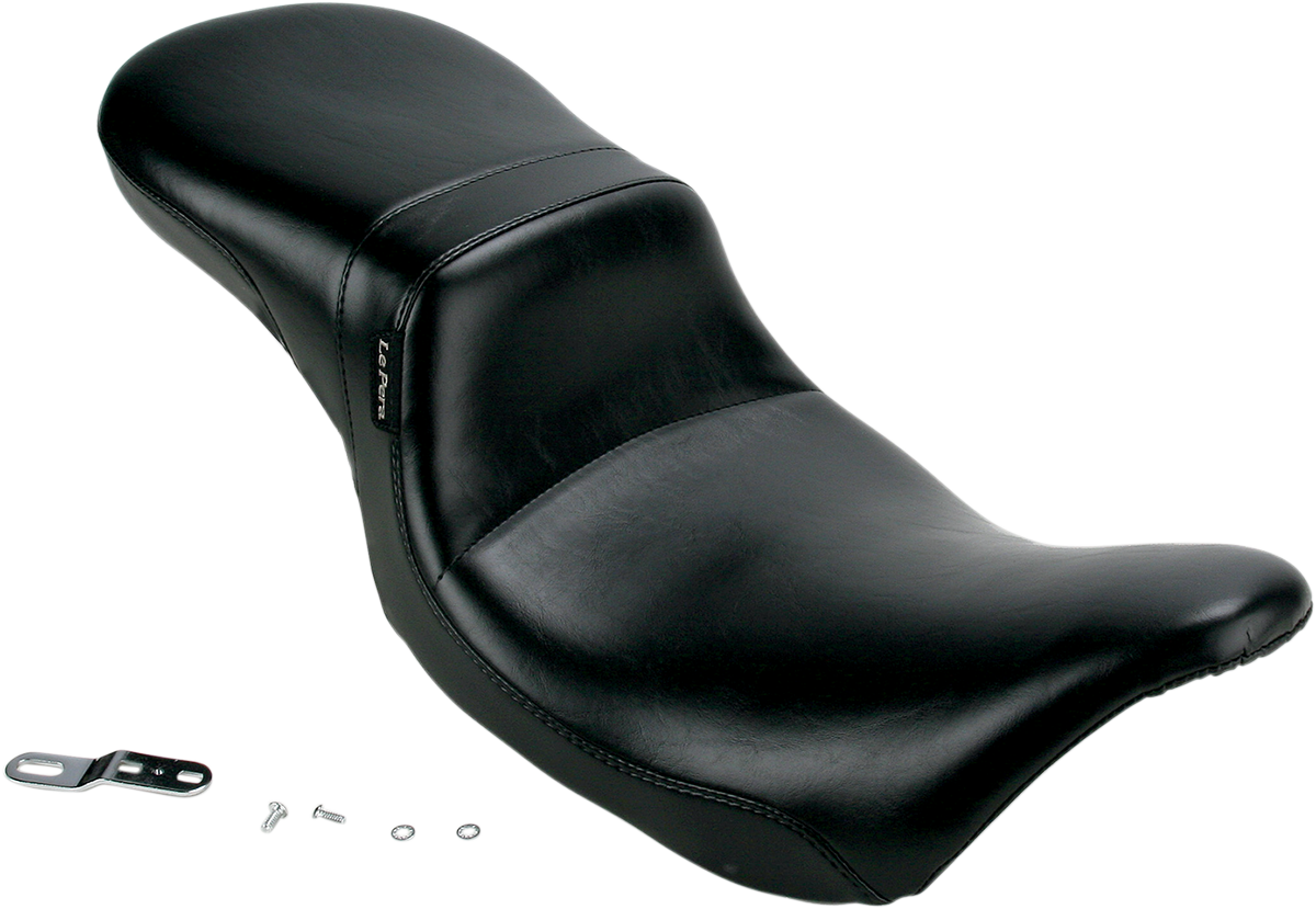 Daytona 2-Up Seat - Without Backrest - Smooth - Black - FL '08-'23