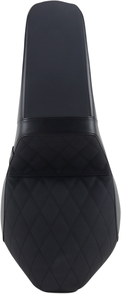 Kickflip Seat - Diamond W/ Gripp Tape - Black - Softail '18-'23