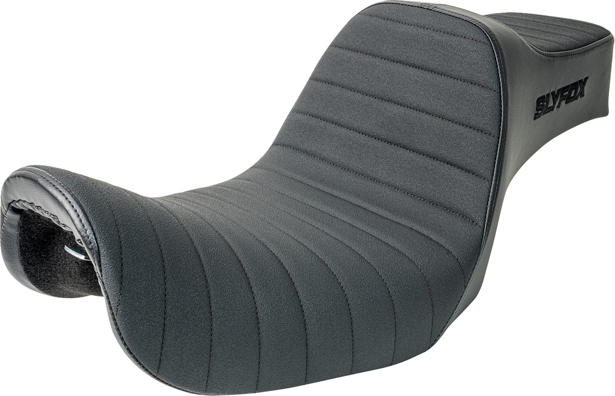 High Noon Seat - Vinyl - Classic Stitch - Black Logo - Dyna '06-'17
