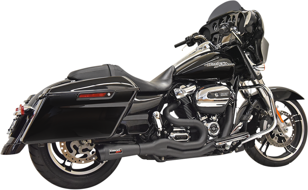 Road Rage II 2-Into-1 Mid-Length Exhaust System - Black