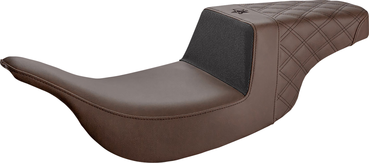 Unknown Industries Seat - Front Carbon Fiber/Black Gripper Lumbar/Rear Lattice Stitch - FL