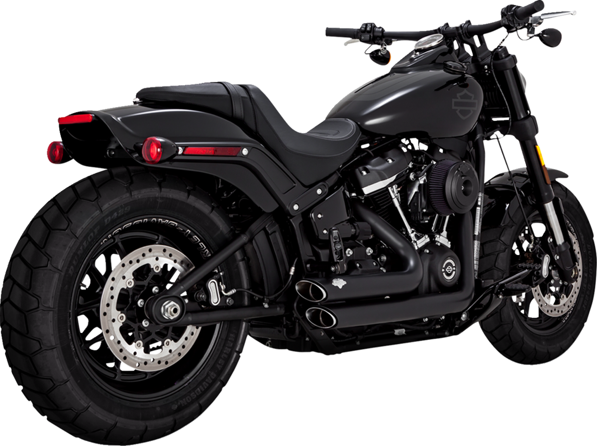 Shortshots Staggered Exhaust System - Matte Black
