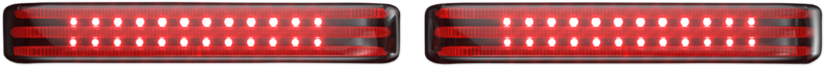 Saddlebag Lights - Chrome/Smoke