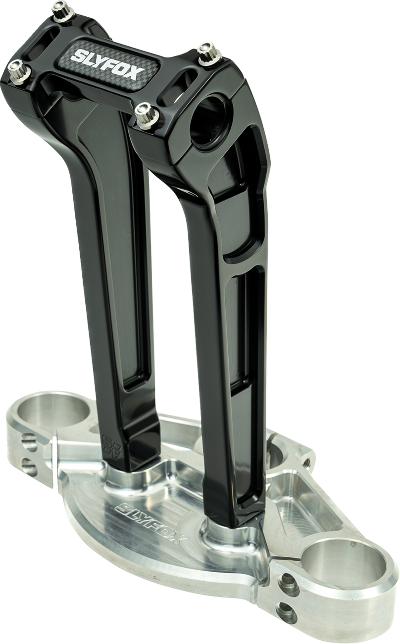 Handlebar Riser Kit - Pullback - 1-1/8" Clamping - 10" Rise - Black